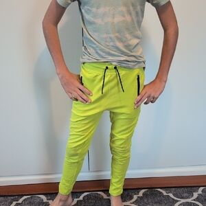 Bright Yellow GAP Joggers